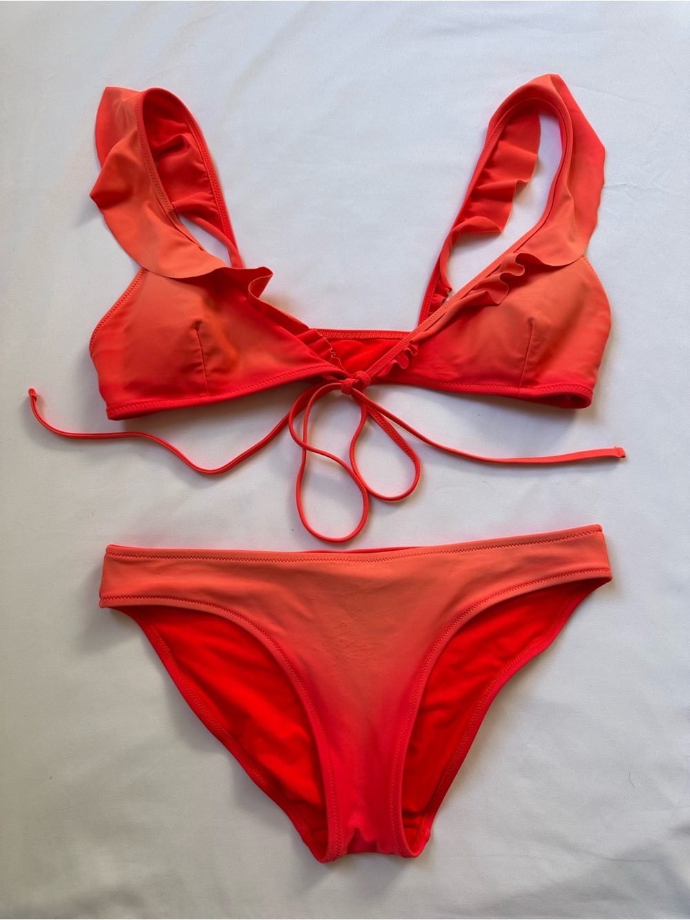 aerie Orange Swim Bikini Set